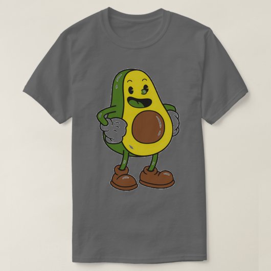 T-shirt Avocado souriant (Design devant)