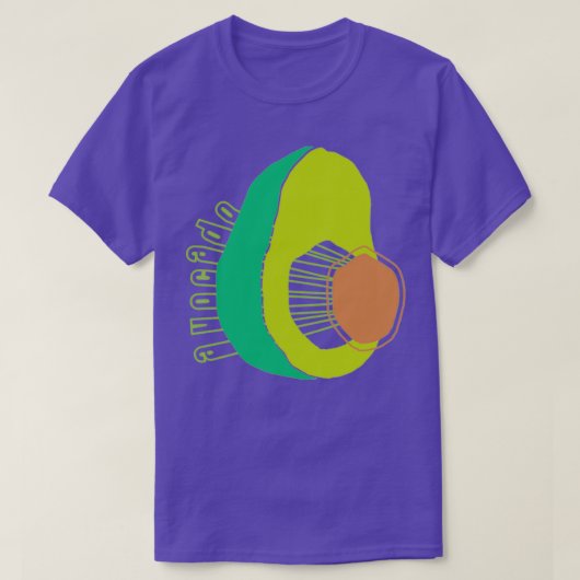 T-SHIRT AVOCADO STICKER (Design devant)