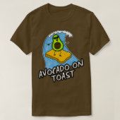 T-shirt Avocado Sur Toast Surfer Surfer Avocados Vegan Sum (Design devant)