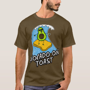 T-shirt Avocado Sur Toast Surfer Surfer Avocados Vegan Sum