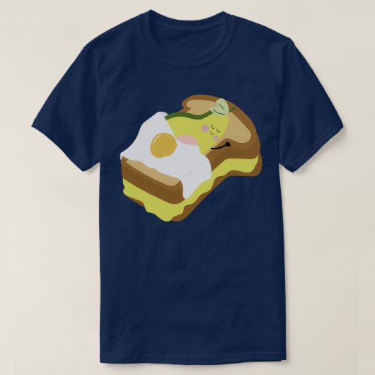 T-shirt Avocado Sur Un Toast Avocado Légumes Vegan Qui Aim (Design devant)