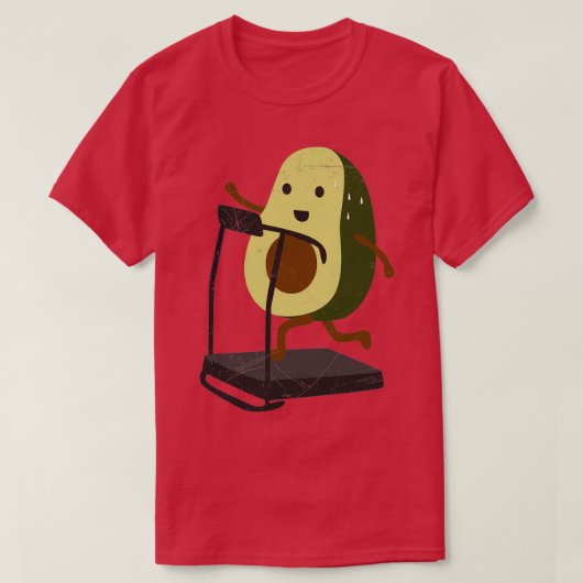 T-shirt Avocado tapis de course Exercice Drôle Drôle Idée (Design devant)