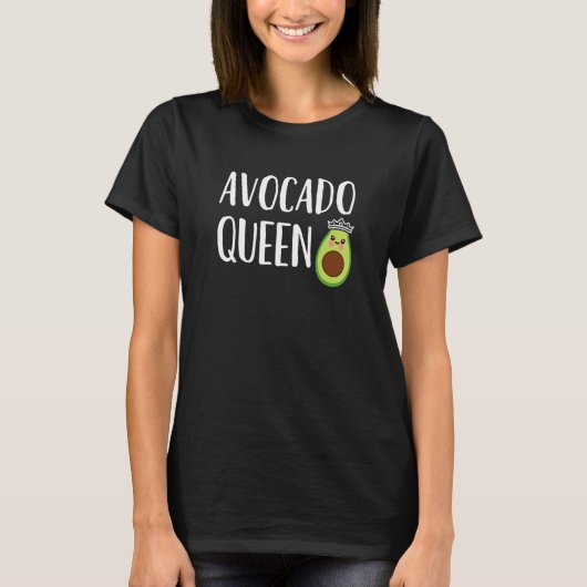 T-shirt Avocado thème cadeau femmes filles drôle Avocado Q (Devant)