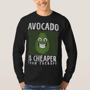 T-shirt Avocado Therapy Guacamole Toast Fruit gras sain