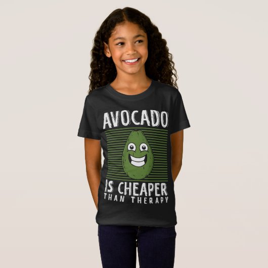 T-Shirt Avocado Therapy Guacamole Toast Fruit gras sain (Devant entier)
