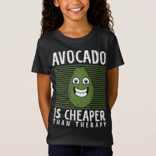 T-Shirt Avocado Therapy Guacamole Toast Fruit gras sain (Devant)