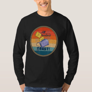 T-shirt Avocado Toast Fry Slice Pain Power I Loast Toast T