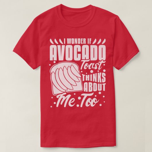 T-shirt Avocado Toast Recette Seasoning Pain93 (Design devant)