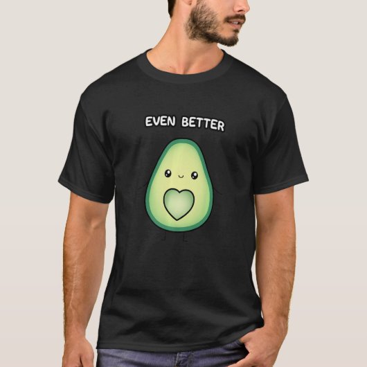 T-shirt Avocado Together We're Even Better Couples (Devant)