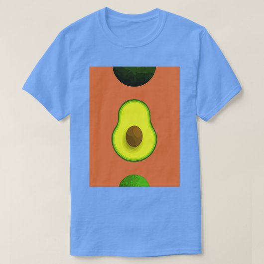 T-shirt Avocado Tropical Creative Charming Plantes (Design devant)