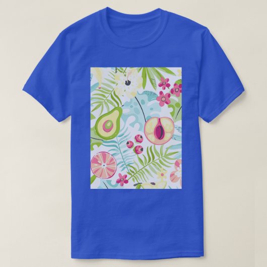 T-shirt Avocado Tropical Creative Conferva Wild (Design devant)