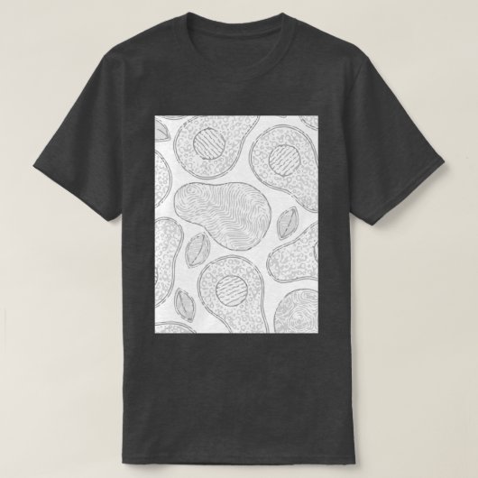 T-shirt Avocado Tropical Exotic (Design devant)