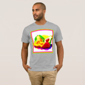 T-shirt Avocado tropical, fraise et mangue. Commandez dès  (Devant entier)