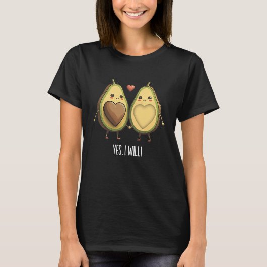 T-shirt Avocado Valentines Jour 3 (Devant)