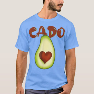 T-shirt Avocado Vegan végétarien pour les couples partenai