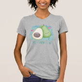 T-shirt Avocado Vous Me Complétez Aimer Kawaii Aquarelle (Devant)