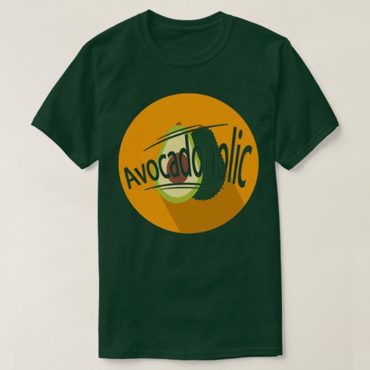 T-shirt Avocadoholic Funny Avocado Foodie (Design devant)