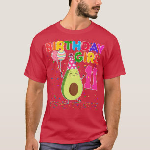 T-shirt Avocados 11e anniversaire fille 11 ans Avocados
