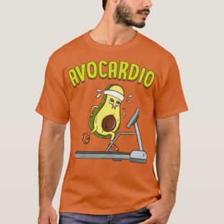 T-shirt Avocardio Avocado Cardio Pun Exercice de Gym