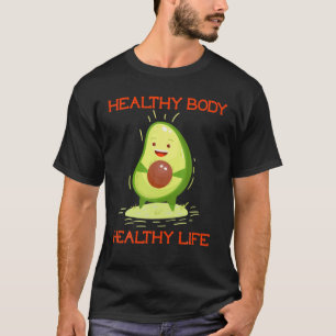 T-shirt Avocardio - Avocado Gym Fitness Cuisine végétarien