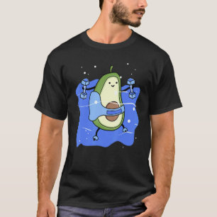 T-shirt Avocardio forme du cœur cardio Aquagym végan végét