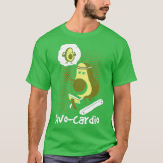 T-shirt Avocardio Funny Avocado Cardio Running