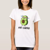 T-shirt Avocardio Funny Excercise Avocado (Devant)