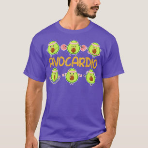 T-shirt Avocardio, Gym Funny, Exercice Avocado Pour Femmes
