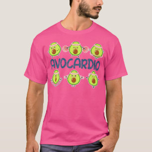 T-shirt Avocardio, Gym Funny, Exercice Avocado Pour Femmes