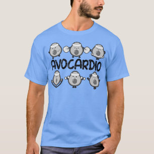 T-shirt Avocardio, Gym Funny, Exercice Avocado Pour Femmes