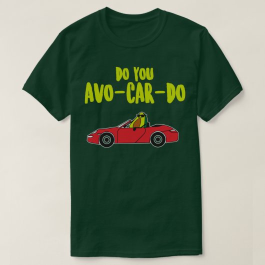T-shirt AvoCarDo Avocado (Design devant)