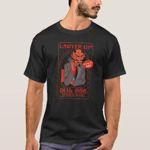 T-shirt Avocat à composer 666 Diabolical Hotline Devil