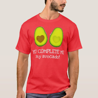 T-shirt avocat alimentaire drôle vous me complétez