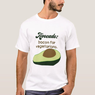 T-shirt Avocat : bacon pour végétariens