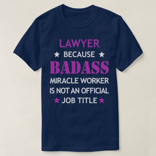 T-shirt Avocat Badass Anniversaire Funny Christmas Cool Ca (Design devant)
