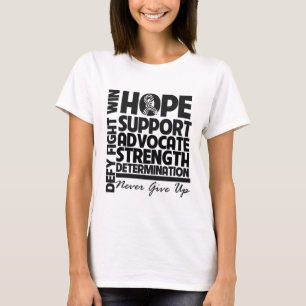 T-shirt Avocat carcinoïde de soutien d'espoir de Cancer