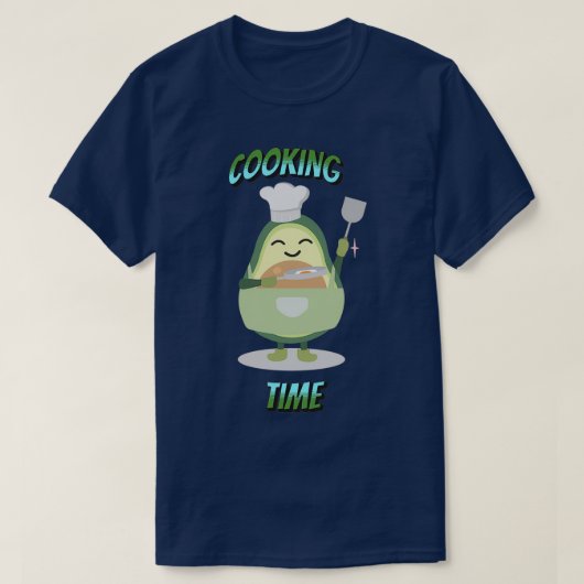 T-shirt avocat cuisine temps 2 (Design devant)