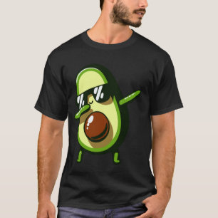 T-shirt Avocat Dabbing Cool Drôle Vegan Végétarien Fruit 