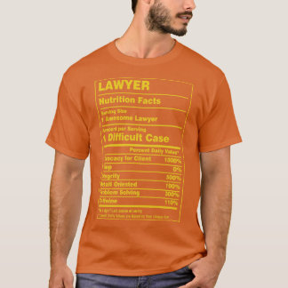 T-shirt Avocat de la valeur nutritive