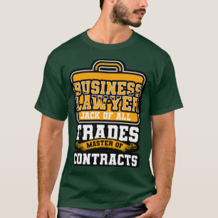 T-shirt Avocat De Tous Les Métiers Maître Des Contrats