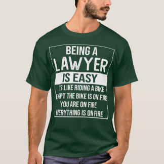 T-shirt Avocat drôle dire qu'être avocat est un avocat fac