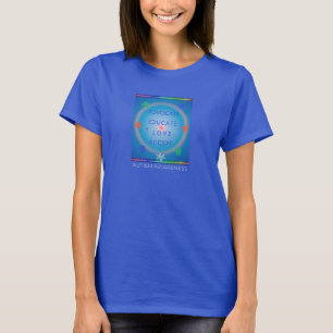 T-shirt Avocat Éduquer l'amour Accepter (Sensibilisation s