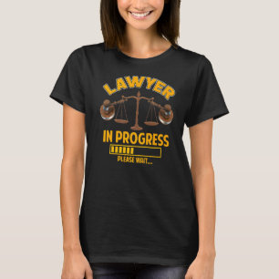 T-shirt Avocat En Cours Prochain Avocat Juridique Diplômé