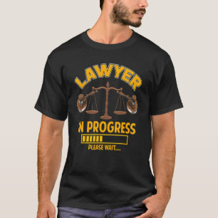 T-shirt Avocat En Cours Prochain Avocat Juridique Diplômé 