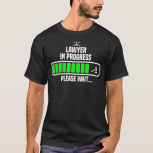 T-shirt Avocat En Cours S'Il Vous Plaît Attendre École De