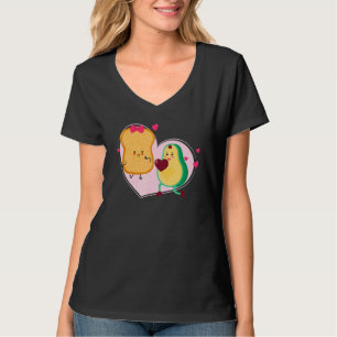 T-shirt Avocat et Toast Mignon Avocat Nourriture Végétalie