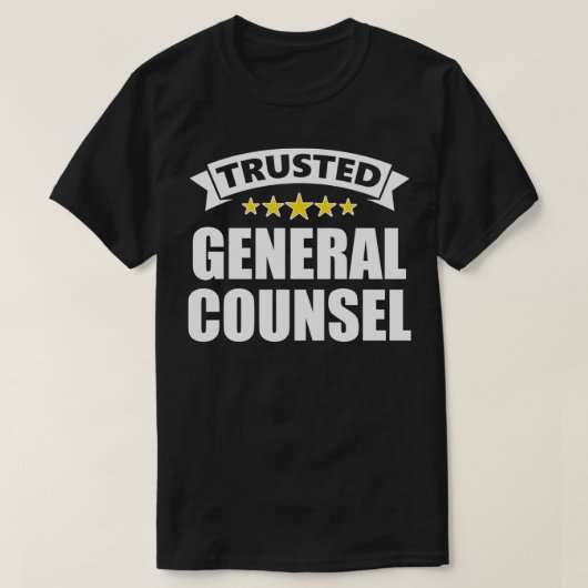 T-shirt Avocat général fiable (Design devant)