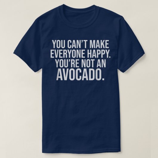 T-shirt avocat heureux (Design devant)
