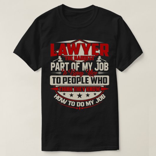 T-SHIRT AVOCAT LE PLUS HARDESTE EST BON (Design devant)