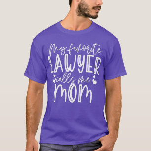 T-shirt Avocat Maman Faculté de Droit Étudiant Procureur D